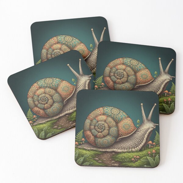 Item preview, Mandala Pattern Shell Snail designed and sold by Michaelragheb.
