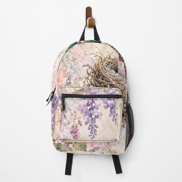Item preview, Nesting Hummingbird Wisteria Blossom Painting designed and sold by Diego Re.