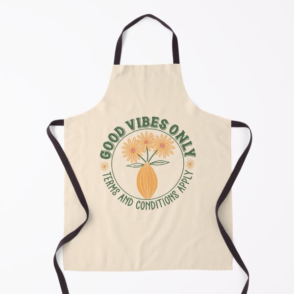 Item preview, Good Vibes Only Terms And Conditions Apply - Funny Sarcastic Boho Floral Badge designed and sold by the-Z3nith.