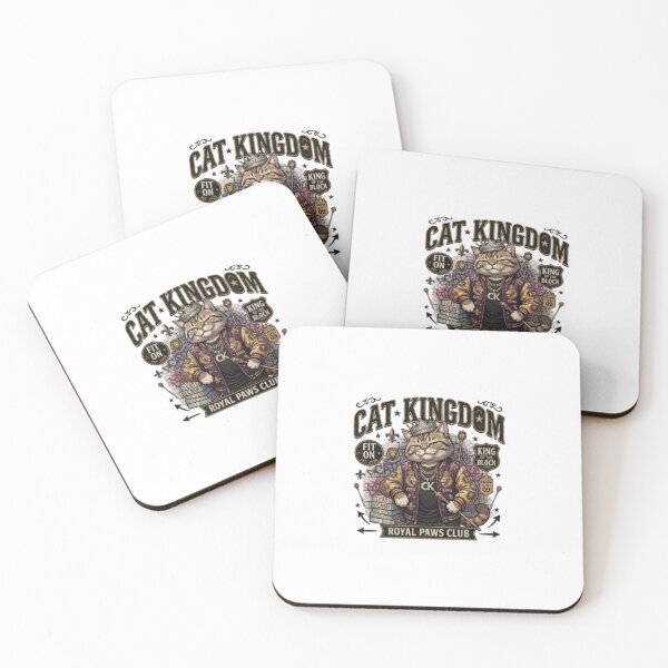 Item preview, Cat Kingdom | Funny Royal Cat Streetwear Graphic T-Shirt designed and sold by Fit On.