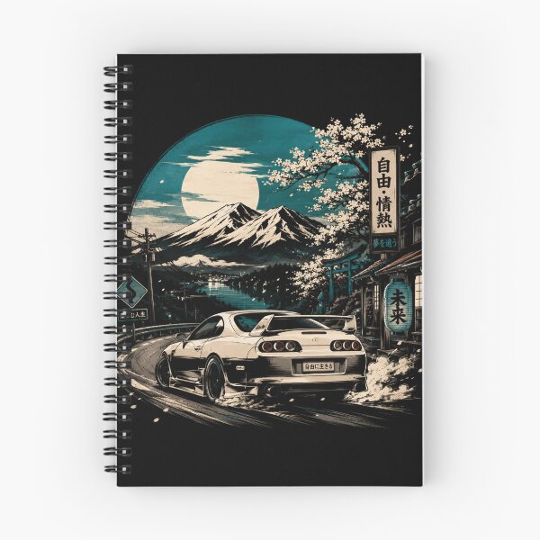 Item preview, Japanese Street Scene | JDM Automotive Art designed and sold by EverclearDesign.