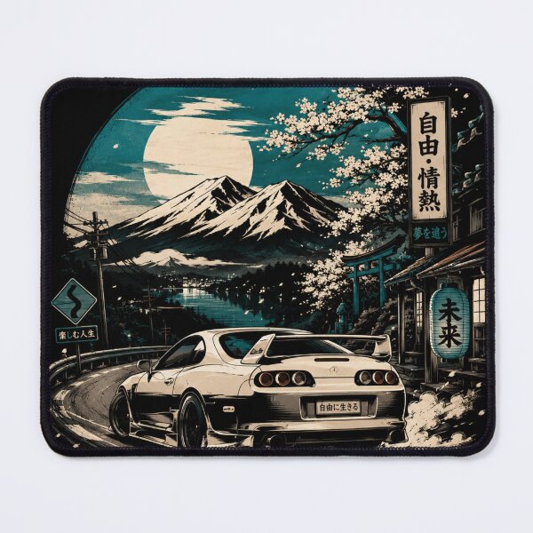 Item preview, Japanese Street Scene | JDM Automotive Art designed and sold by EverclearDesign.