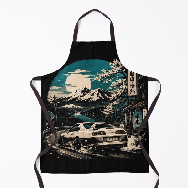 Item preview, Japanese Street Scene | JDM Automotive Art designed and sold by EverclearDesign.