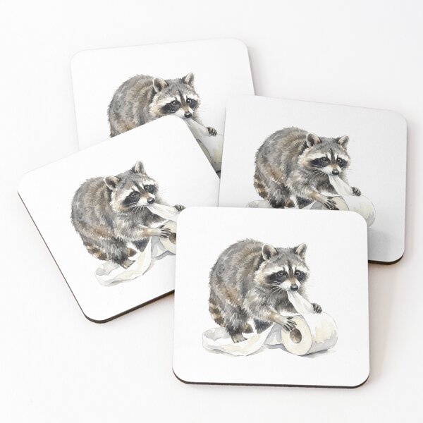 Item preview, Raccoon Toilet Paper designed and sold by Roy & Tiffany.