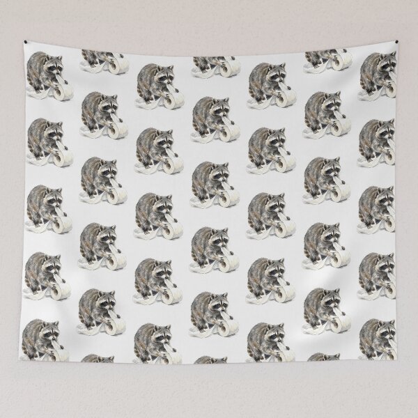 Item preview, Raccoon Toilet Paper designed and sold by Roy & Tiffany.