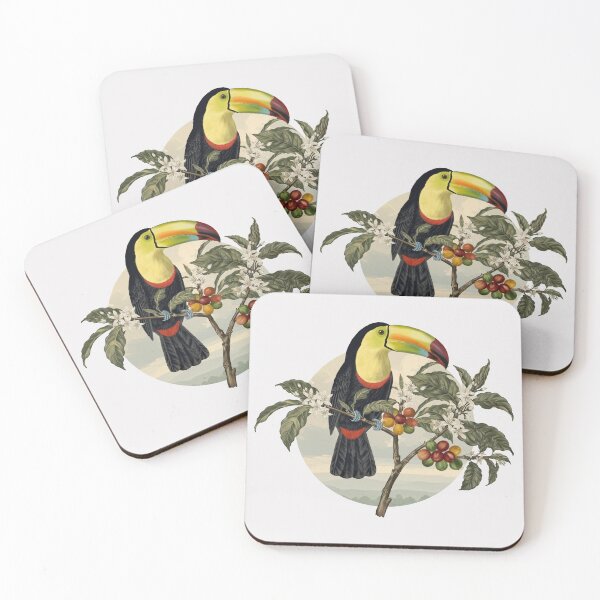 Item preview, Toco toucan on coffee tree designed and sold by Art_By_Wing.