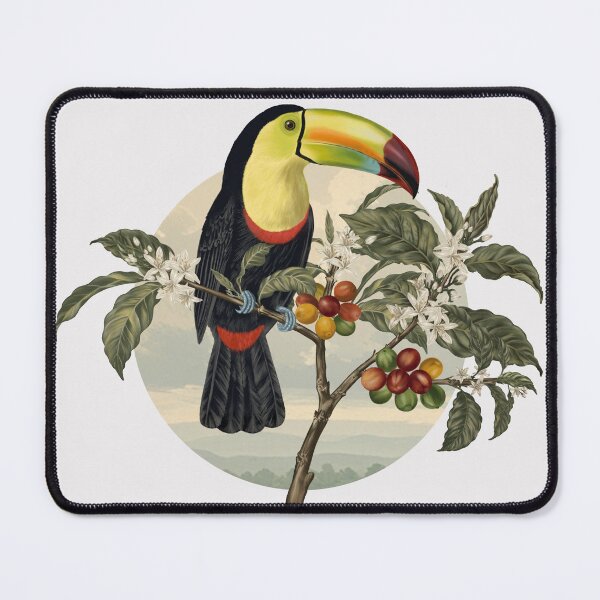 Item preview, Toco toucan on coffee tree designed and sold by Art_By_Wing.