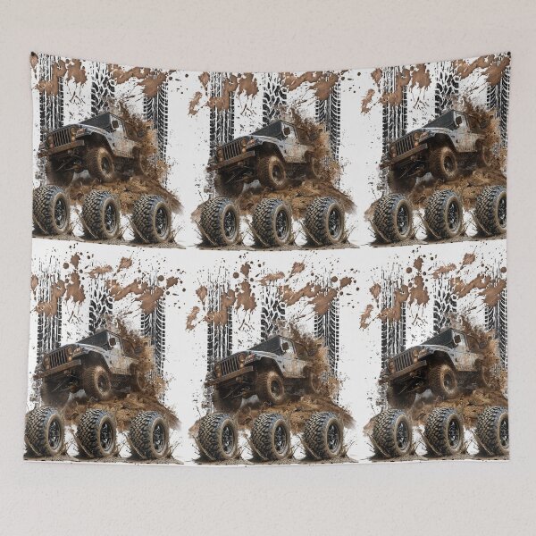 Item preview, Off Road Mudding 4x4 Offroad Jeep Adventure Mud Splash designed and sold by BULAIR89.