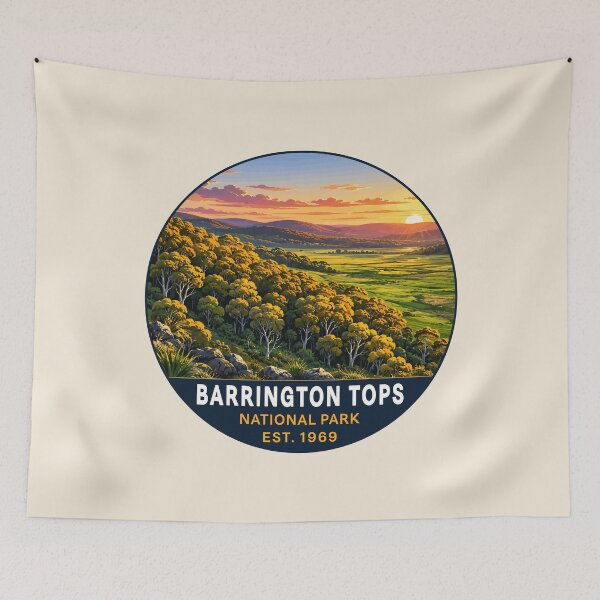Item preview, Barrington Tops National Park Australia Scenic Hiking Nature Travel Design designed and sold by Gideon Emmerich.