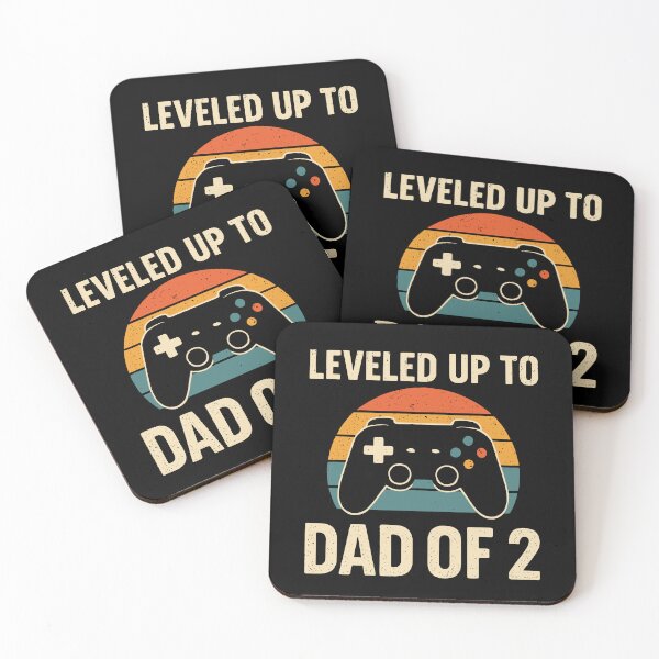 Item preview, Video Gamer Dad Father's Day Leveled Up Dad Of 2 Daddy Again Funny Pregnancy Announcement designed and sold by tmerchtrends.
