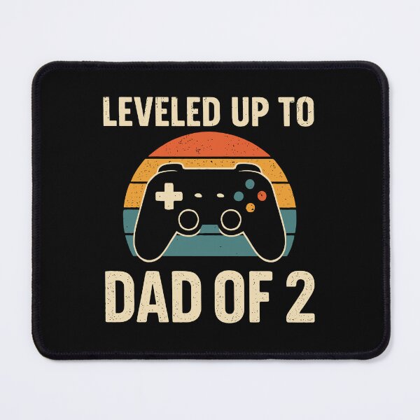 Item preview, Video Gamer Dad Father's Day Leveled Up Dad Of 2 Daddy Again Funny Pregnancy Announcement designed and sold by tmerchtrends.