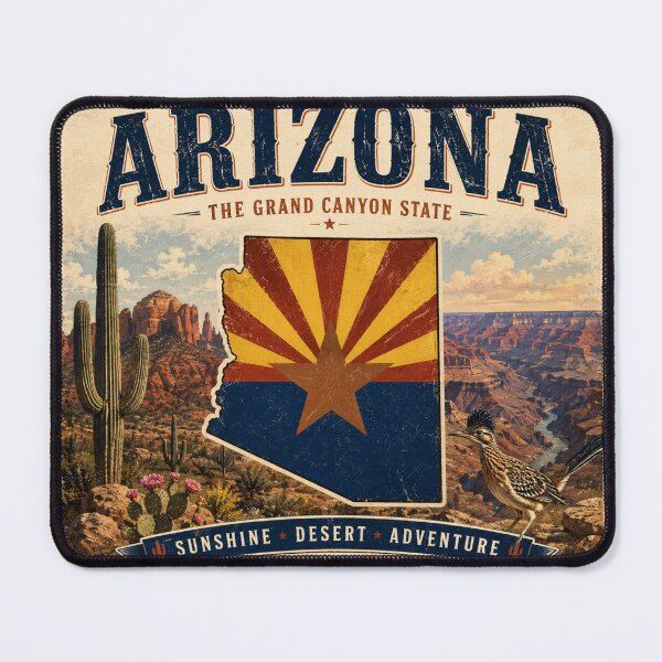 Item preview, Arizona Vintage Travel Poster | The Grand Canyon State designed and sold by SlanPOD.