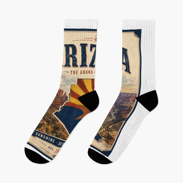 Item preview, Arizona Vintage Travel Poster | The Grand Canyon State designed and sold by SlanPOD.