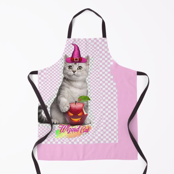 Item preview, Wizard Cat Apple Jack O'Lantern (by ACCI) Halloween designed and sold by VanyssaGraphics.