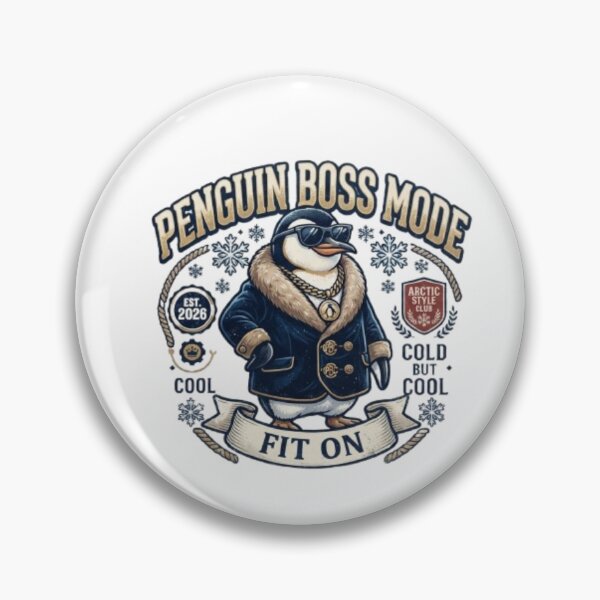 Item preview, Penguin Boss Mode Funny Cool Animal Shirt designed and sold by Fit On.