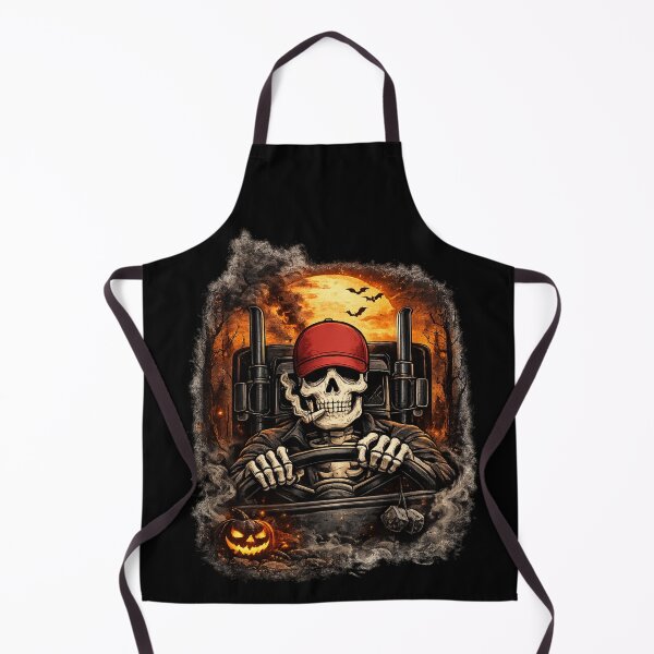 Item preview, Skeleton Trucker Halloween Gift designed and sold by Corvoria.