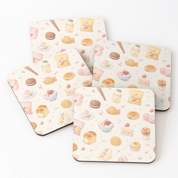 Item preview, seamless - snacks designed and sold by QuietVanilla.