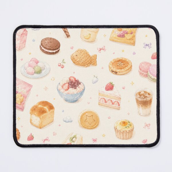 Item preview, seamless - snacks designed and sold by QuietVanilla.