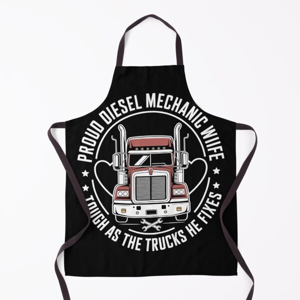 Item preview, Proud Diesel Mechanic Wife T‑Shirt – Tough As The Trucks He Fixes designed and sold by T-ShirtArtTom.