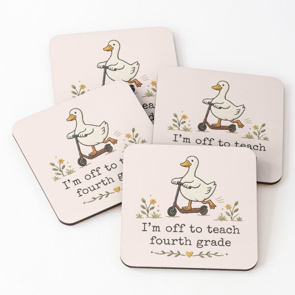 Item preview, Fourth Grade Teacher, Goose Teacher, Cute Teacher, Back to School designed and sold by Quiajia.