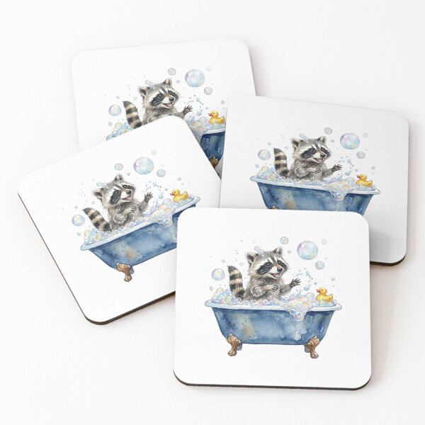 Item preview, Raccoon Bubble Bath designed and sold by Roy & Tiffany.