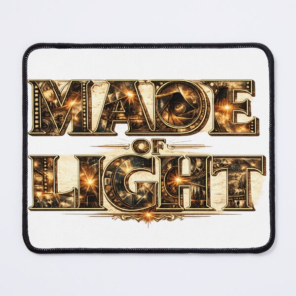 Item preview, Made Of Light | Premium Analog Photography Typography designed and sold by Golden Era Studio.