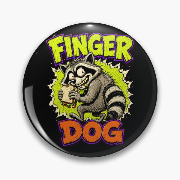 Item preview, Finger Dog Sandwich Bandit Raccoon designed and sold by Victor Shadehorn.