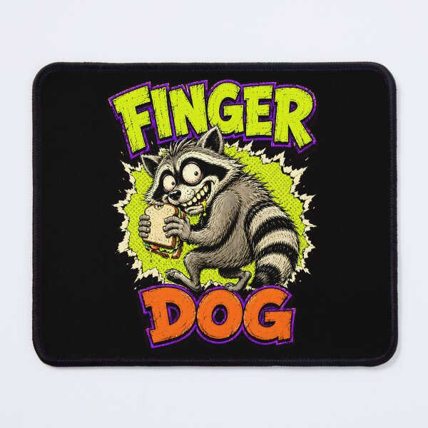 Item preview, Finger Dog Sandwich Bandit Raccoon designed and sold by Victor Shadehorn.