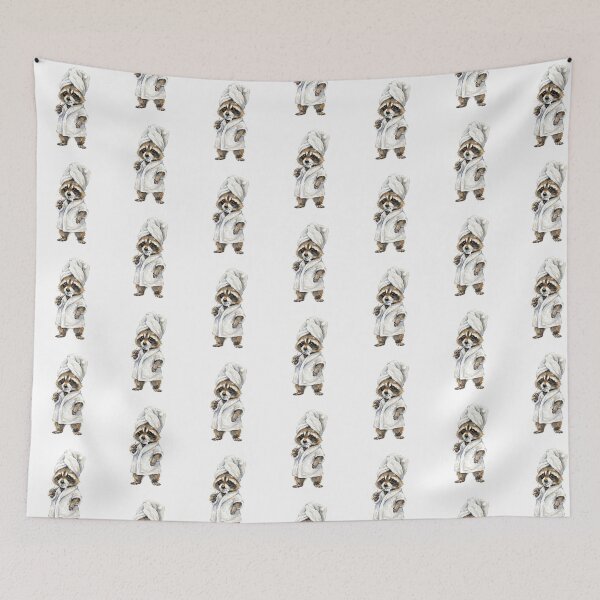 Item preview, Raccoon Brushing Teeth designed and sold by Roy & Tiffany.