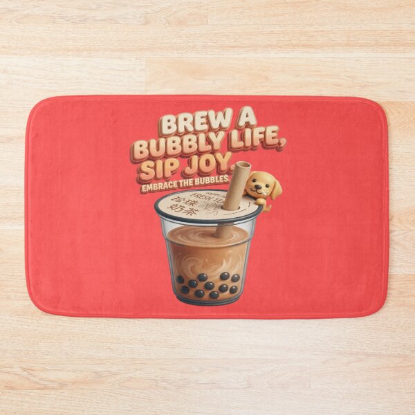 Item preview, Brew a Bubbly Life Sip Joy Cute Bubble Tea Design designed and sold by My-Hoodies.