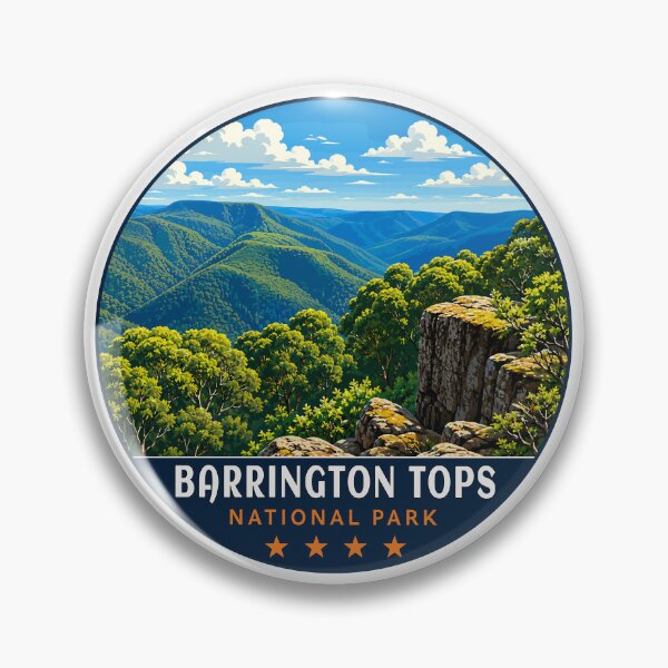 Item preview, Barrington Tops National Park Australia Scenic Hiking Nature Travel Design designed and sold by Gideon Emmerich.