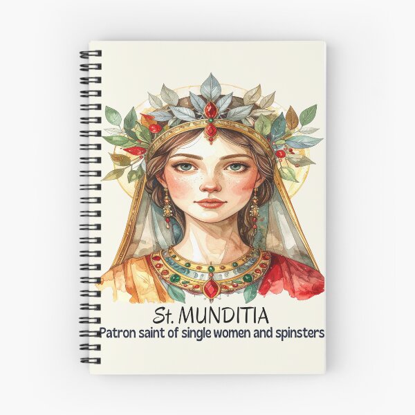 Item preview, St. Munditia – Patron Saint of Women designed and sold by LiskoDesign.