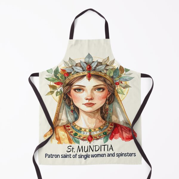Item preview, St. Munditia – Patron Saint of Women designed and sold by LiskoDesign.