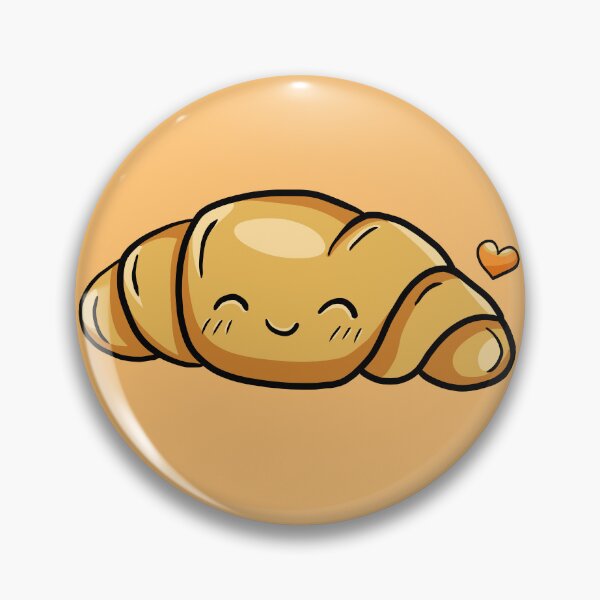Item preview, Croissant Character Illustration designed and sold by Phyllya Design.
