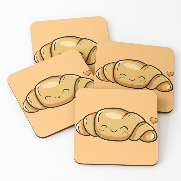 Item preview, Croissant Character Illustration designed and sold by Phyllya Design.