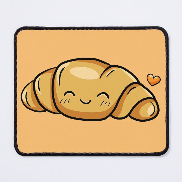 Item preview, Croissant Character Illustration designed and sold by Phyllya Design.