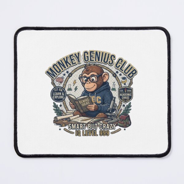 Item preview,  Monkey Genius Club Funny Smart Animal Shirt designed and sold by Fit On.