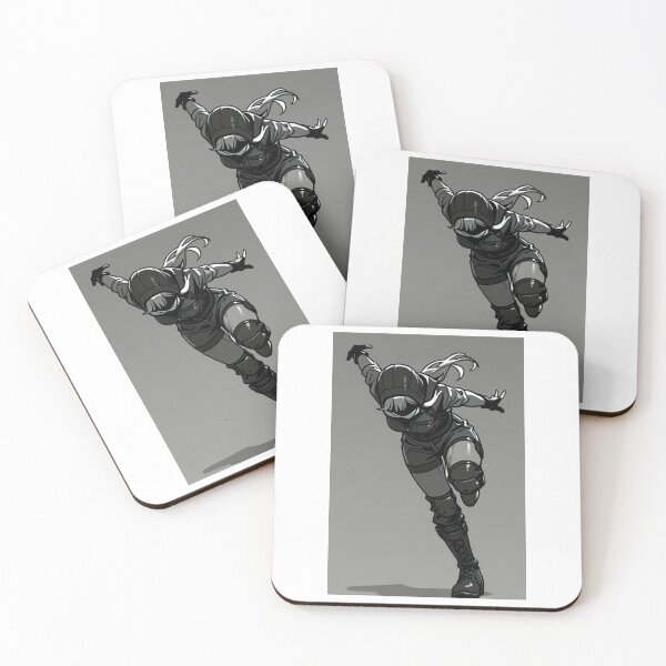 Item preview, Art - Manga Female Character, Energetic Combat Illustration designed and sold by AnimeShin.