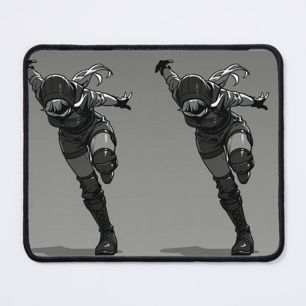 Item preview, Art - Manga Female Character, Energetic Combat Illustration designed and sold by AnimeShin.