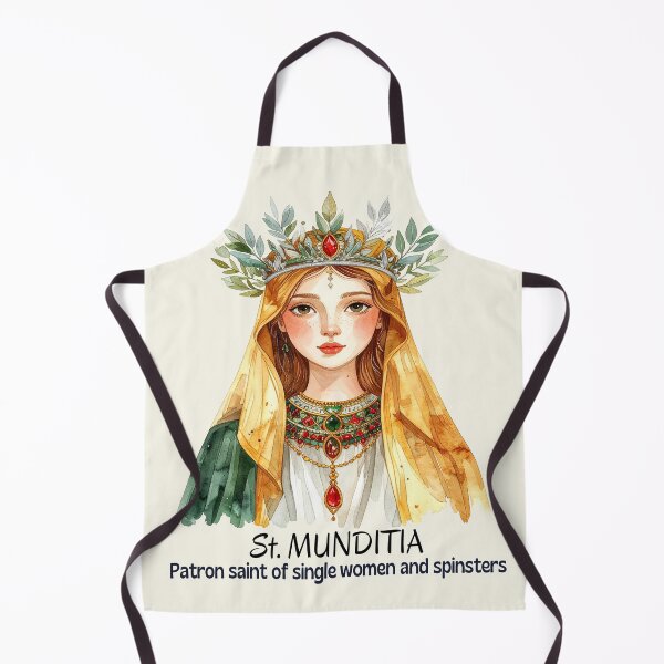 Item preview, Saint Munditia – Patron Saint of Women designed and sold by LiskoDesign.