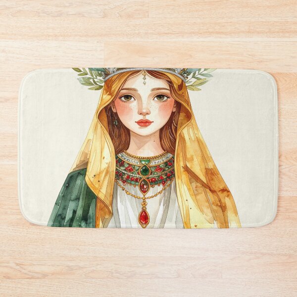 Item preview, Saint Munditia – Patron Saint of Women designed and sold by LiskoDesign.