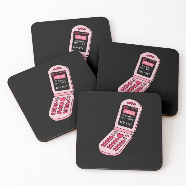 Item preview, Copy of Pink Flip Phone with Heart Buttons designed and sold by RebelCatStudios(RCS).