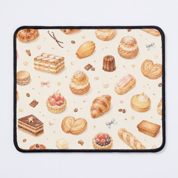 Item preview, seamless - french pastry designed and sold by QuietVanilla.