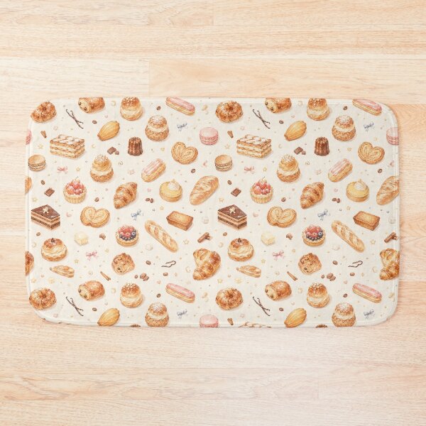 Item preview, seamless - french pastry designed and sold by QuietVanilla.