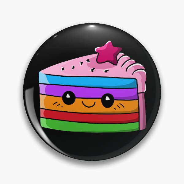 Item preview, Rainbow Cake Character Illustration designed and sold by Phyllya Design.