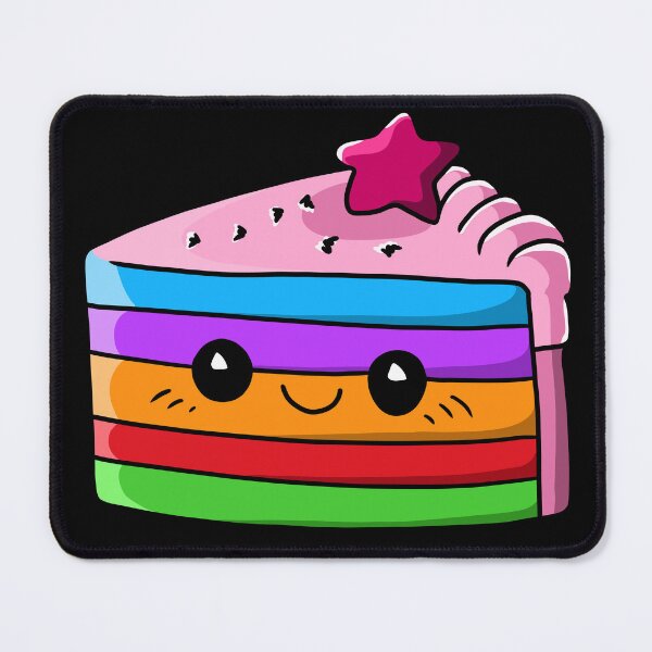 Item preview, Rainbow Cake Character Illustration designed and sold by Phyllya Design.