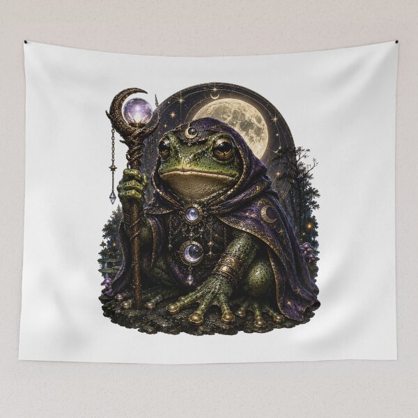 Item preview, Mystic Moon Frog designed and sold by VerdePegajoso.