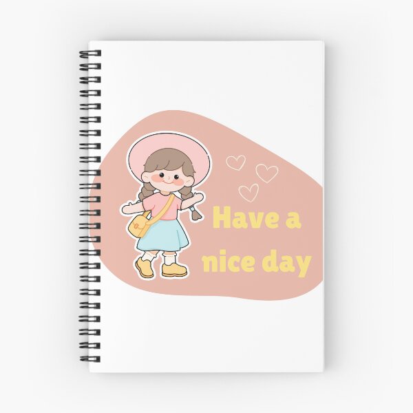 Item preview, Girly HAVA A NICE DAY design  designed and sold by Sondosyazanart.