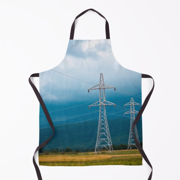 Item preview, Storm Clouds Over Power Lines | Electricity Pylon Art designed and sold by Pylon-Bureau.