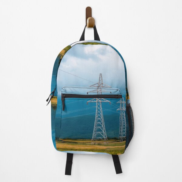 Item preview, Storm Clouds Over Power Lines | Electricity Pylon Art designed and sold by Pylon-Bureau.
